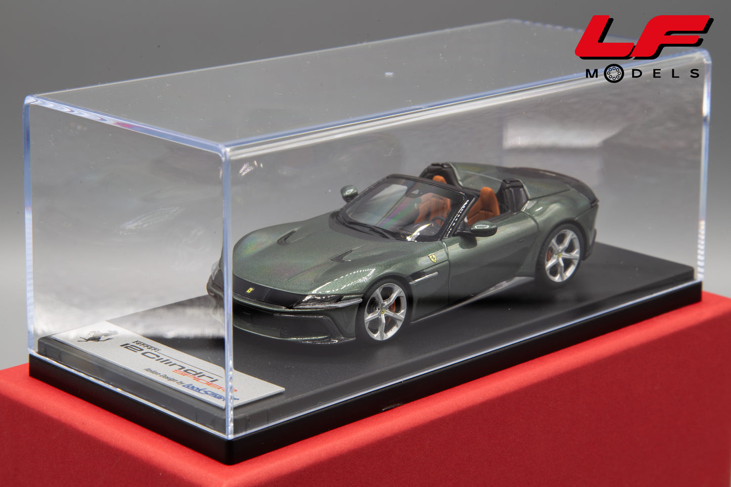 1:43 FERRARI 12 CILINDRI SPIDER 2024 VERDE TOSCANA LS556A - LOOKSMART