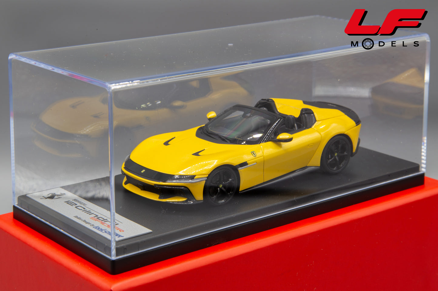 1:43 FERRARI 12 CILINDRI SPIDER 2024 GIALLO TRISTRATO LS556E - LOOKSMART