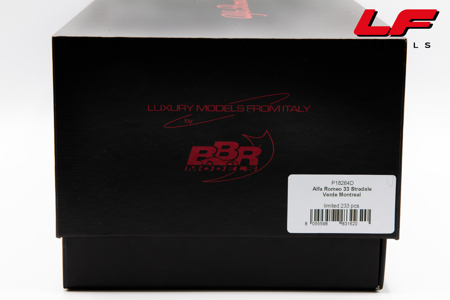 Modellino Alfa Romeo 33 Stradale BBR Models 1:18 scatola+etichetta