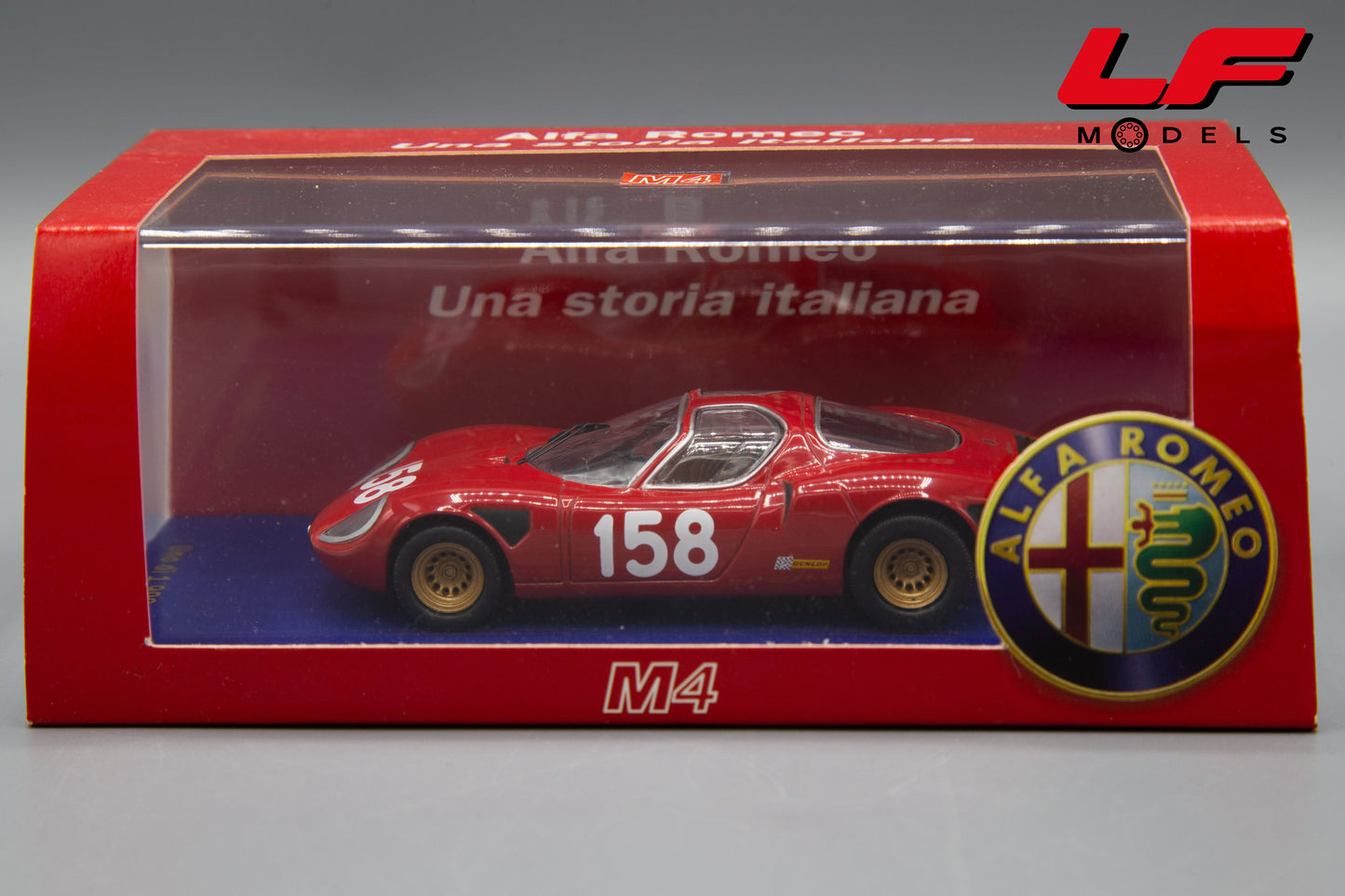 modellino alfa romeo 33.2 m4 1:43 scatola