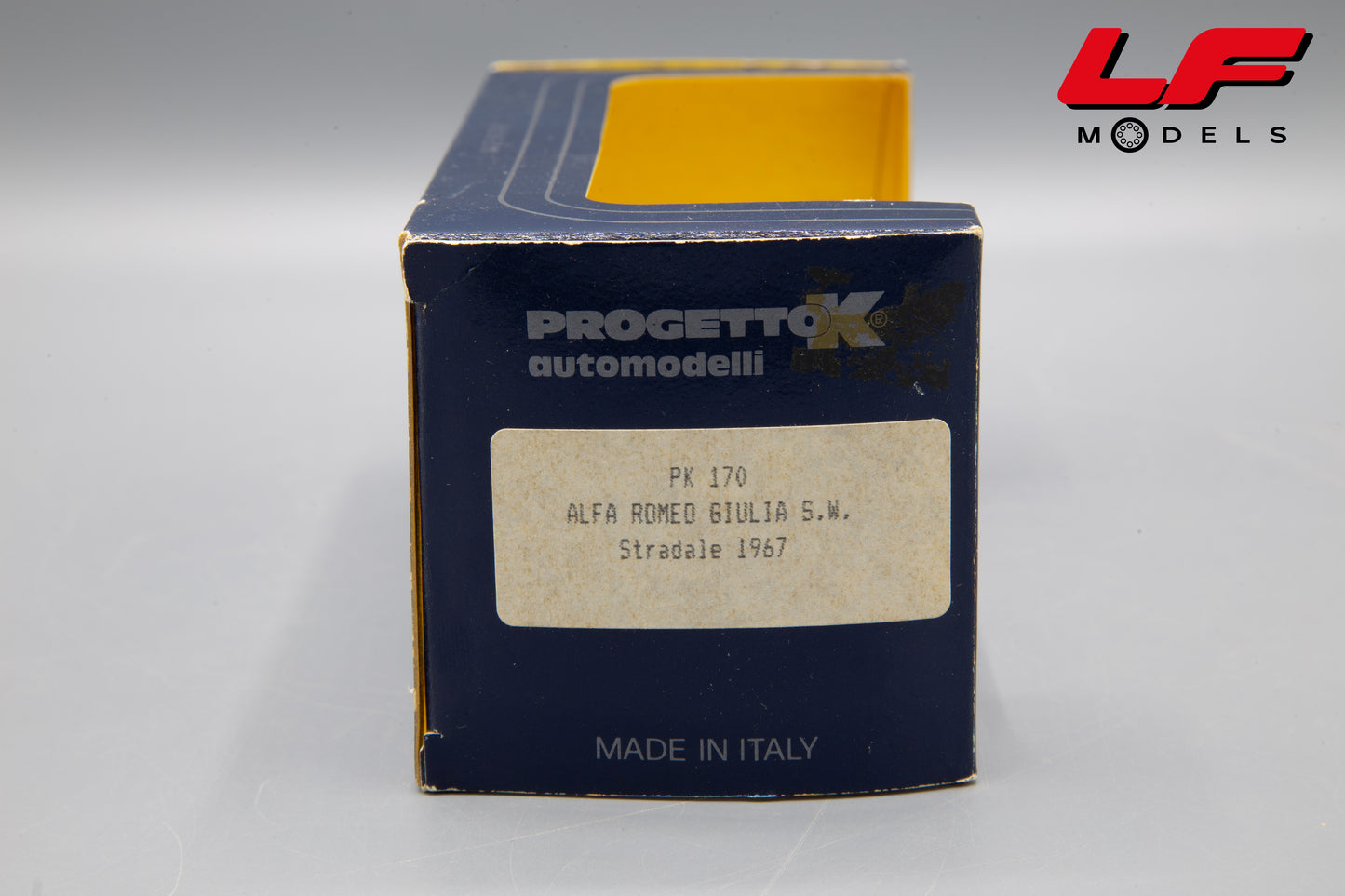 modellino alfa romeo giulia sw progetto k 1:43 scatola