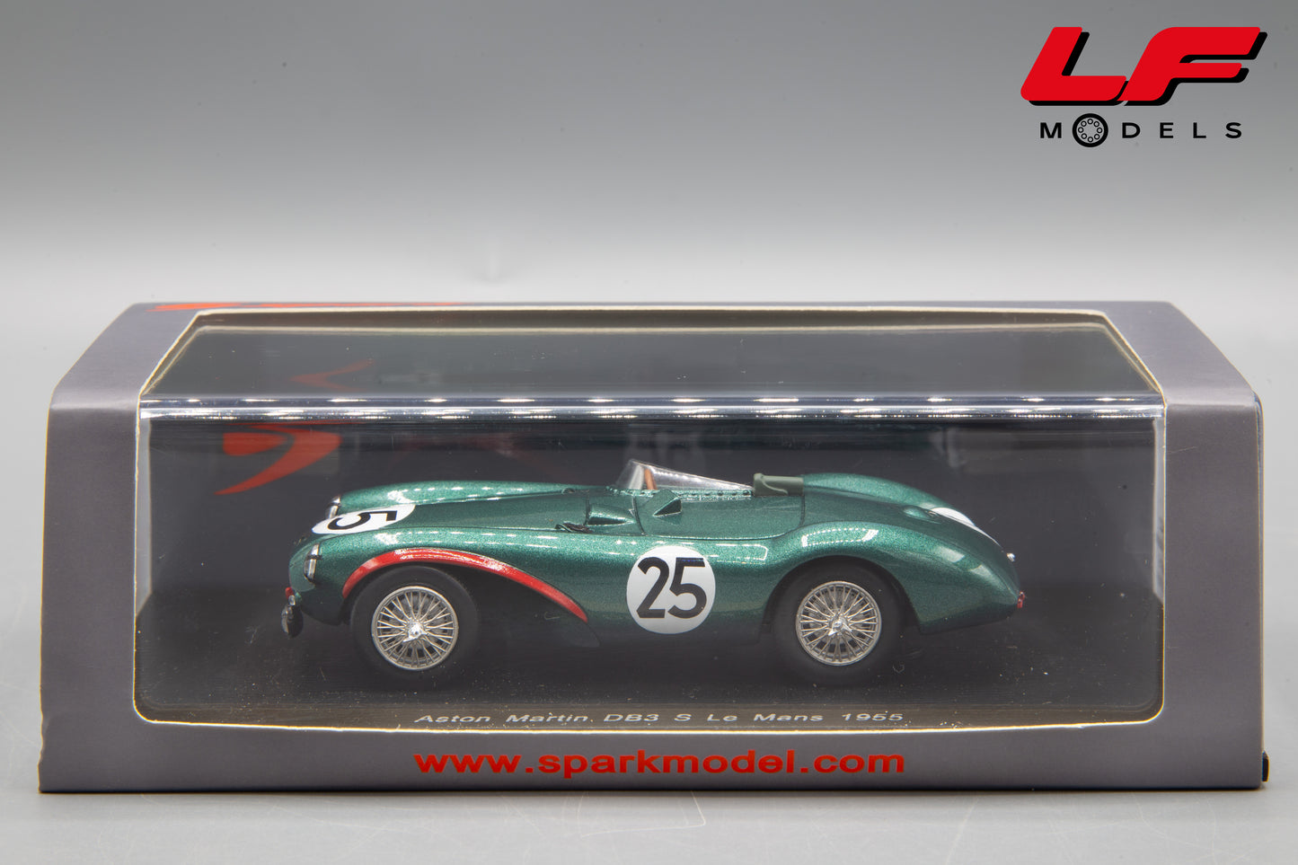 modellino aston martin db3 s le mans spark 1:43 scatola