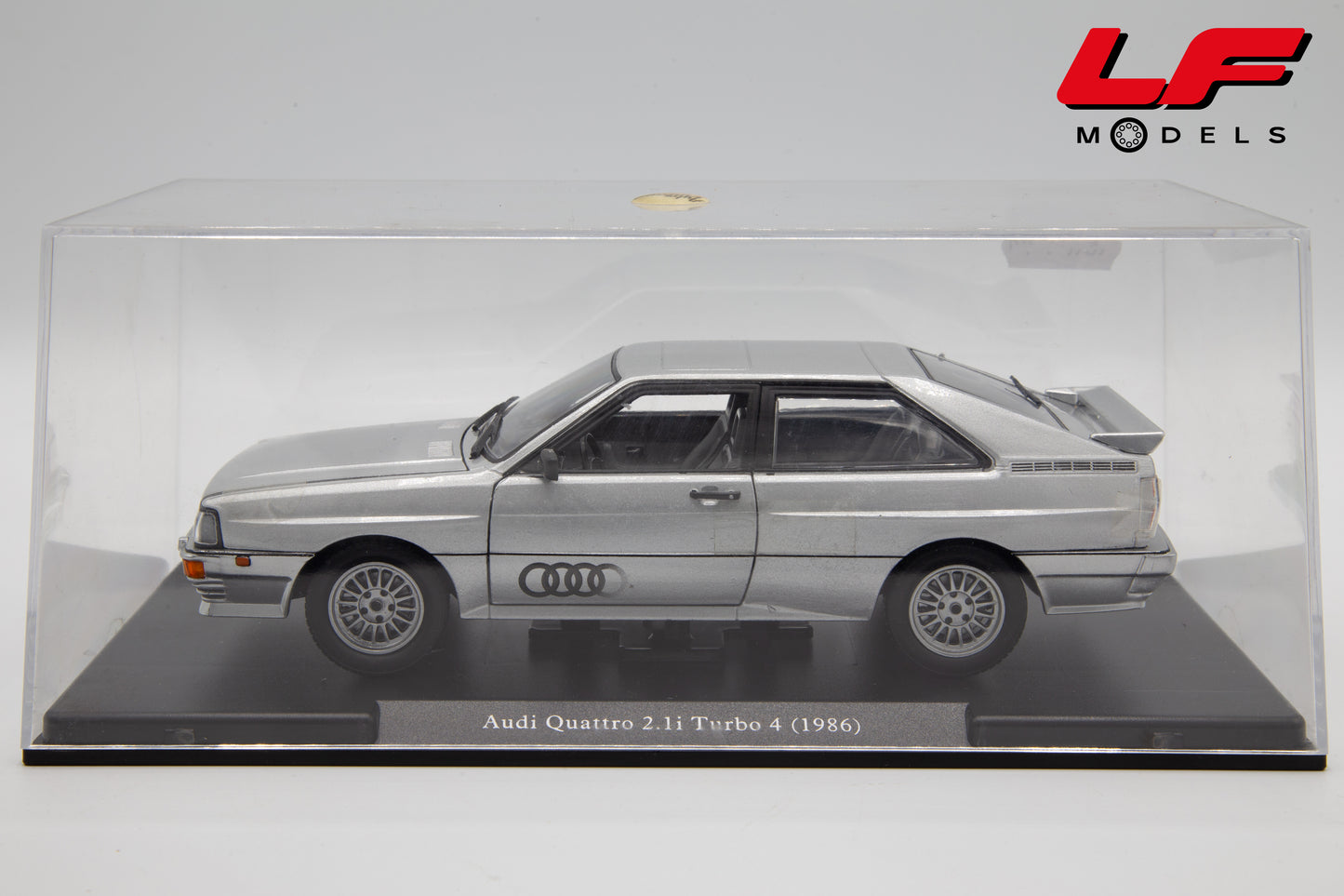 modellino audi quattro edicola 1:24 teca