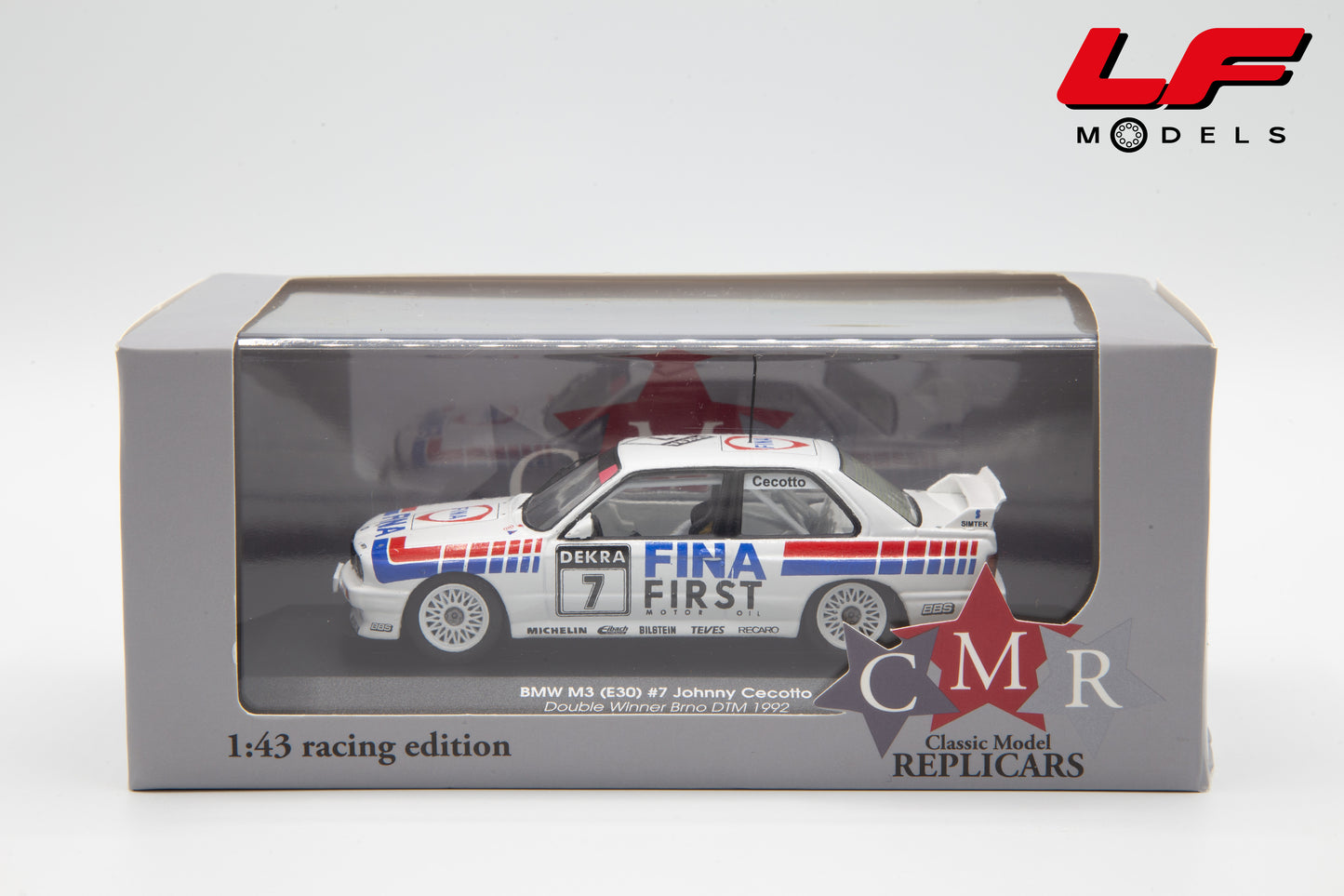 modellino bmw m3 fina dtm cmr 1:43 scatola