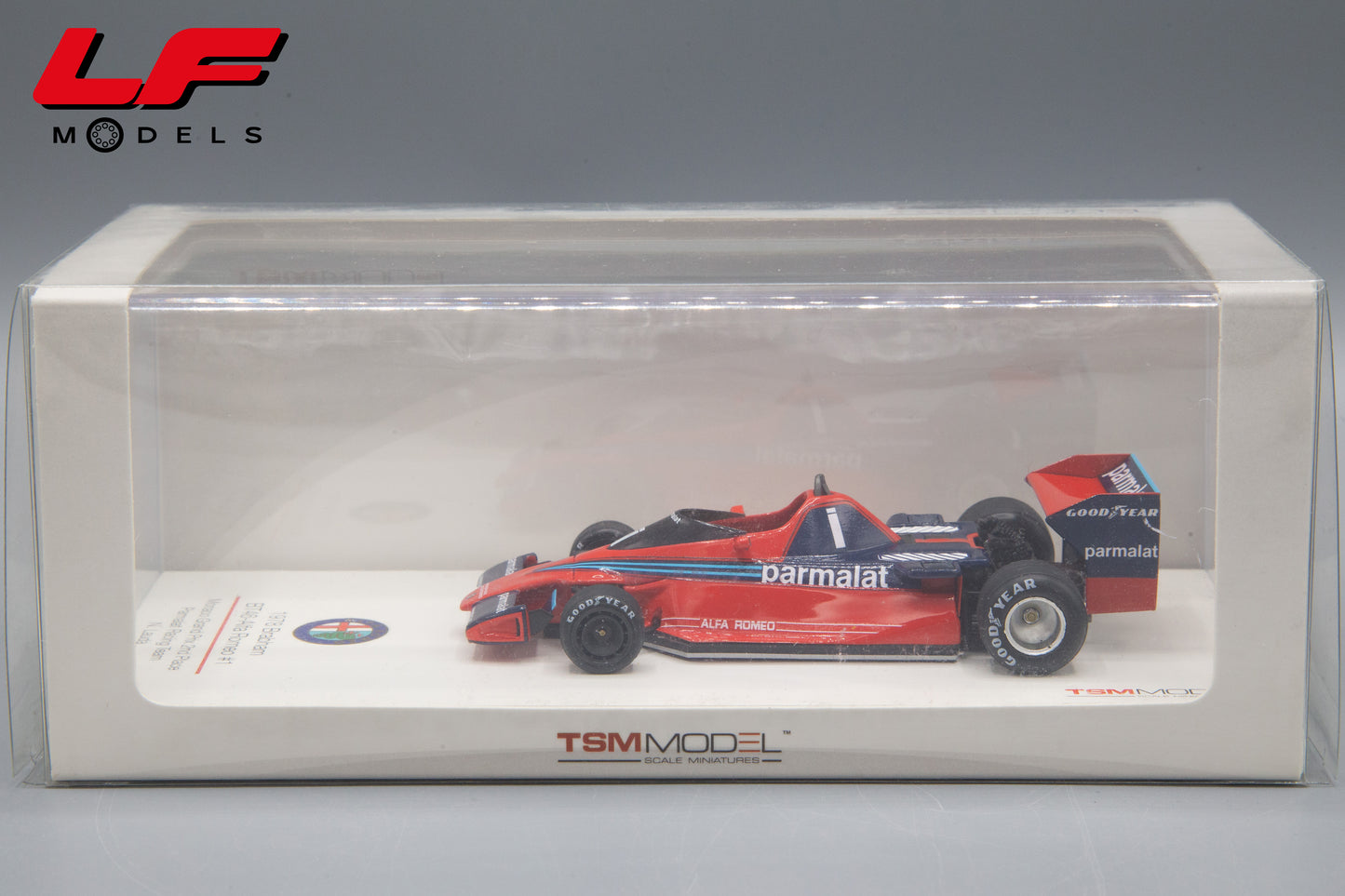 modellino brabham bt46 tsm model 1:43 scatola