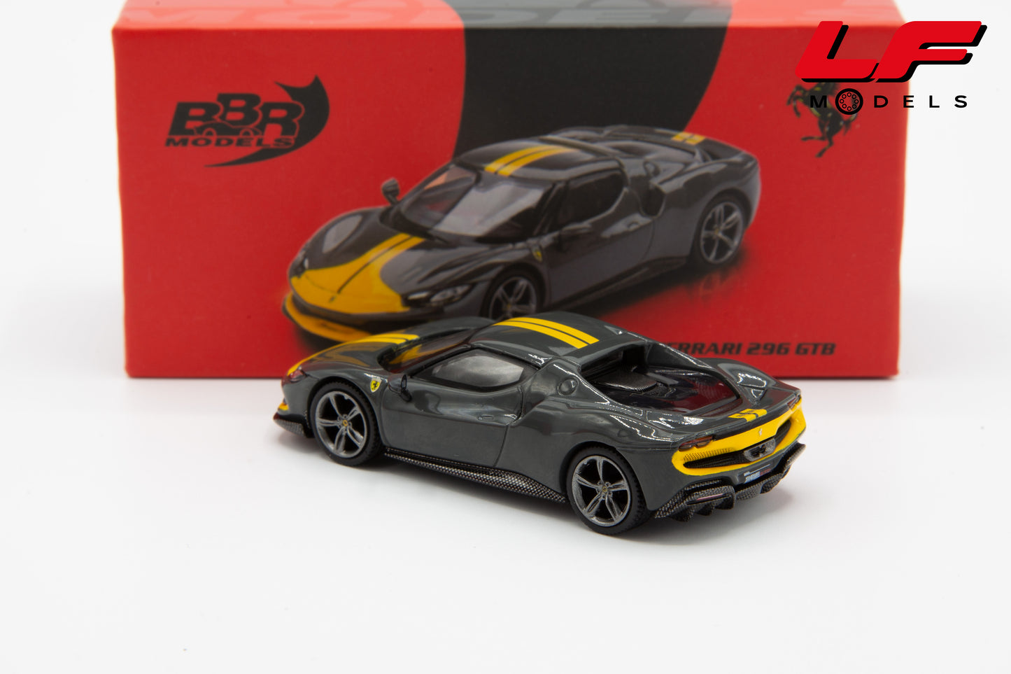 modellino ferrari 296 gtb assetto fiorano bbr 1:64