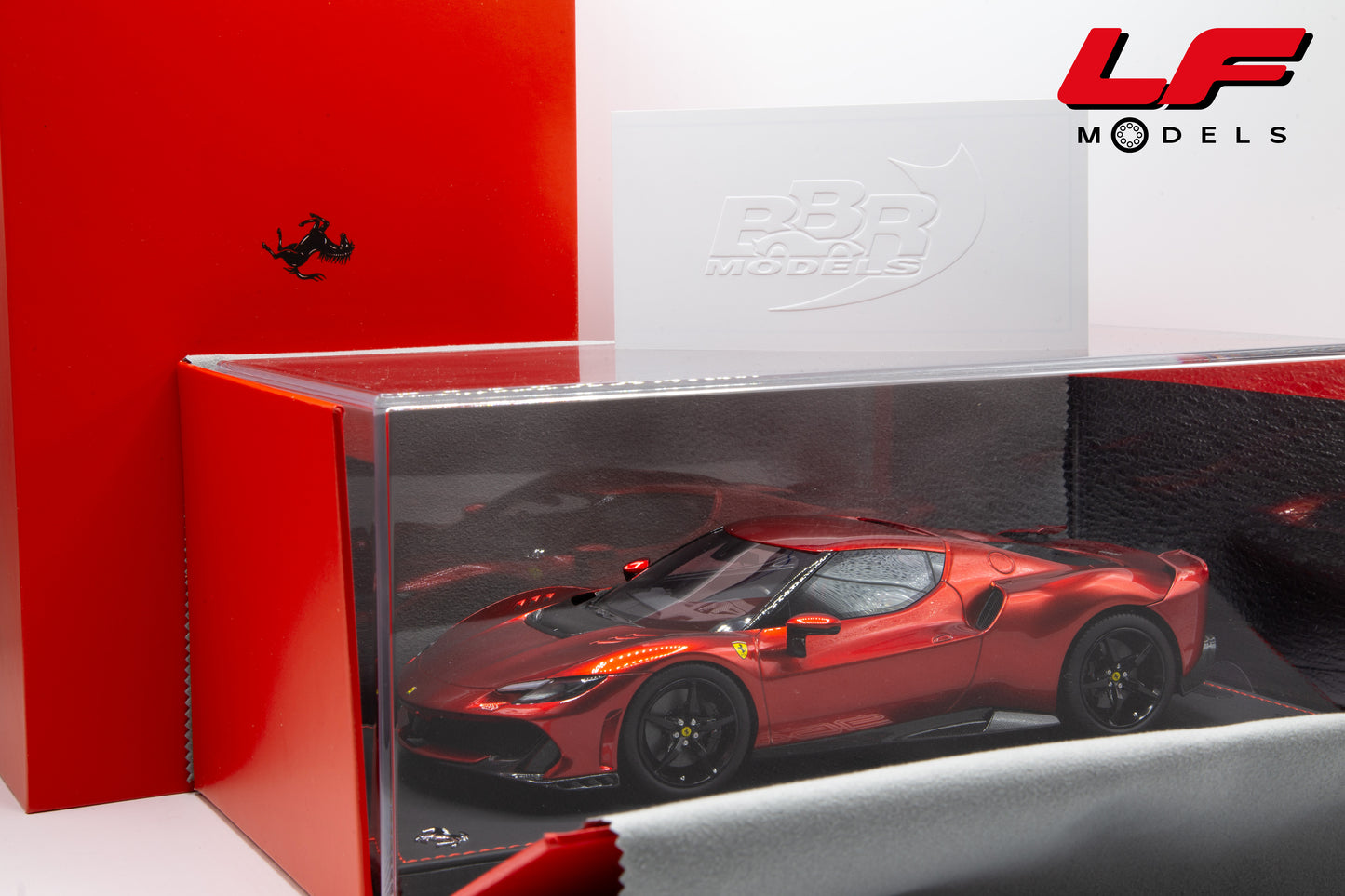 modellino ferrari 296 speciale bbr 1:18 imballo