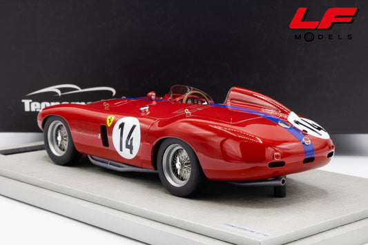 modellino ferrari 750 monza 24h le mans tecnomodel 1:18 TM18-46A vista posteriore