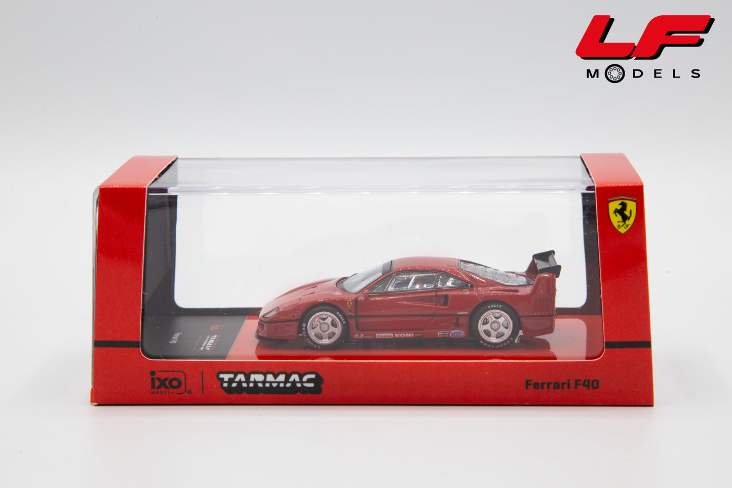 modellino ferrari f40 tarmac 1:64 scatola