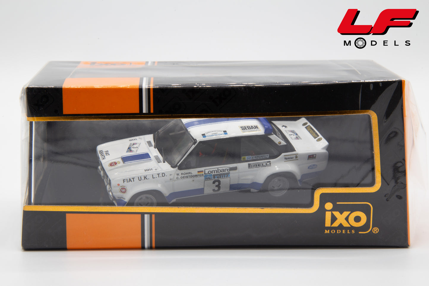 modellino fiat 131 abarth rally ixo 1:43 scatola
