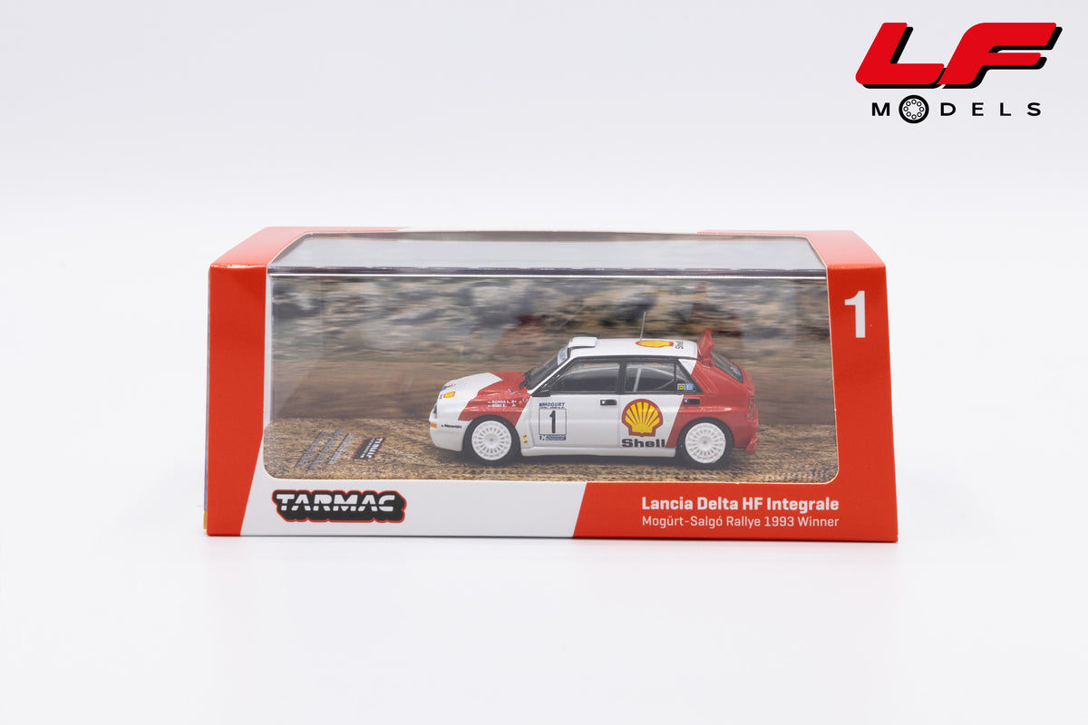 modellino lancia delta hf integrale rallye mogurt-salgo 1993 tarmac 1:64 T64-049-93MSR01 vista scatola