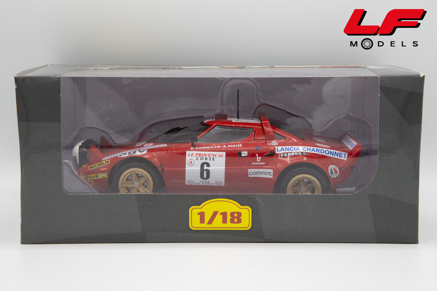 modellino lancia stratos rally tdc altaya 1:18 scatola