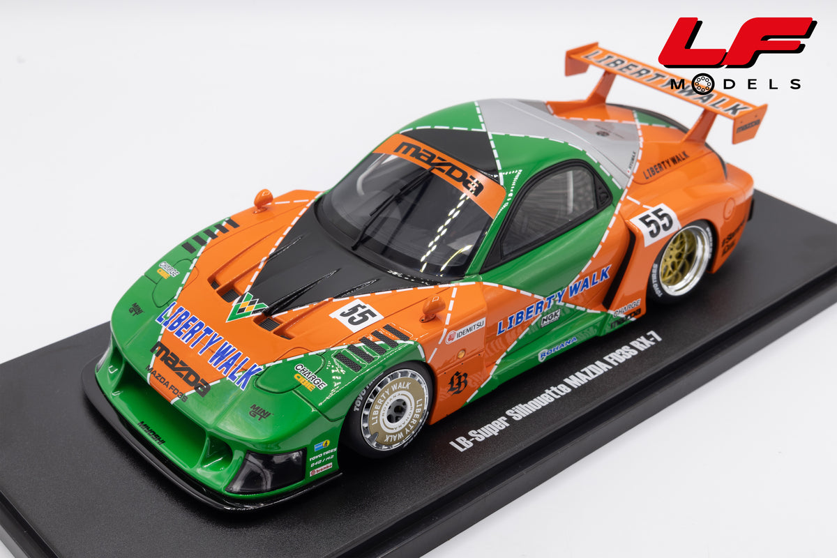 modellino mazda rx7 livrea 787b gt spirit 1:18 GT568 vista frontale