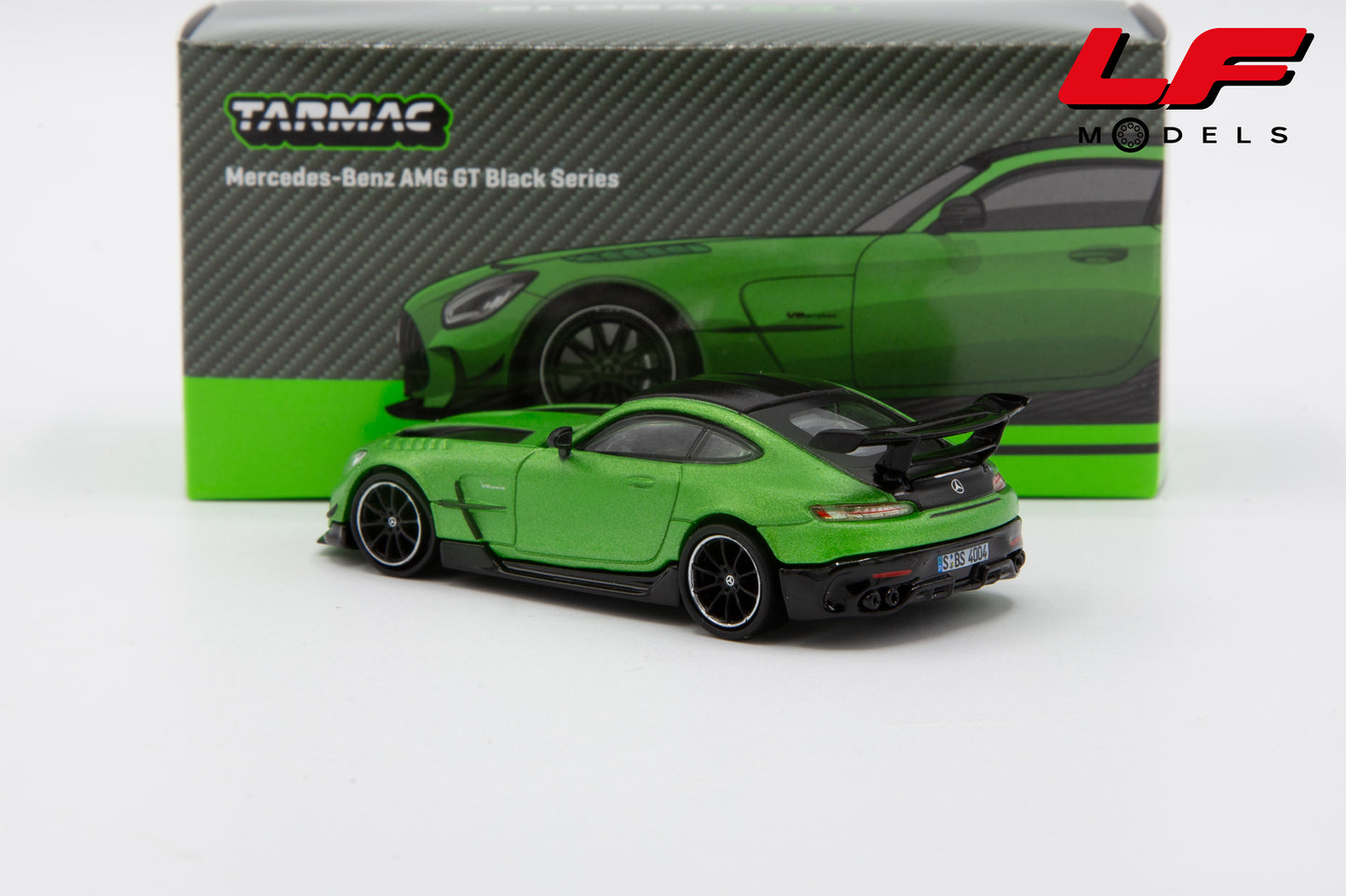 modellino mercedes amg gt tarmac 1:64 T64G-042-GR vista posteriore