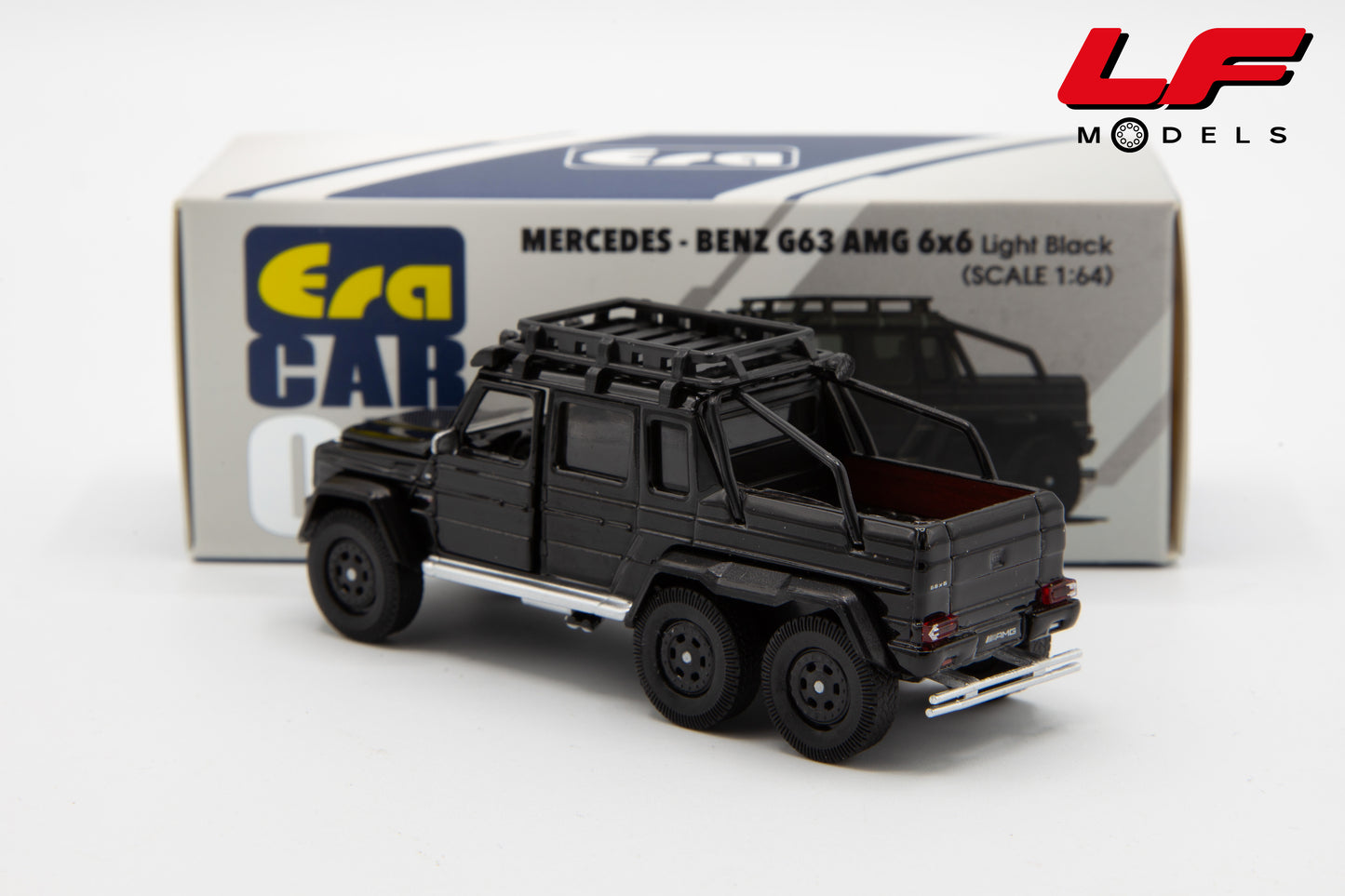 modellino mercedes g63 6x6 era car 1:64 posteriore