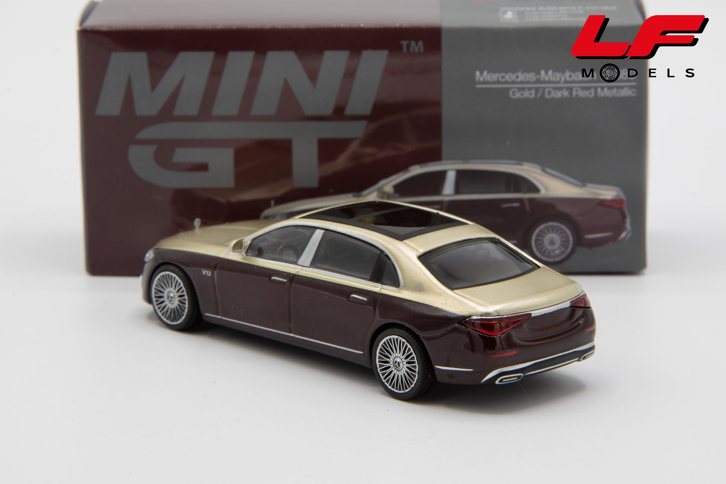 modellino mercedes s class maybach mini gt 1:64 posteriore