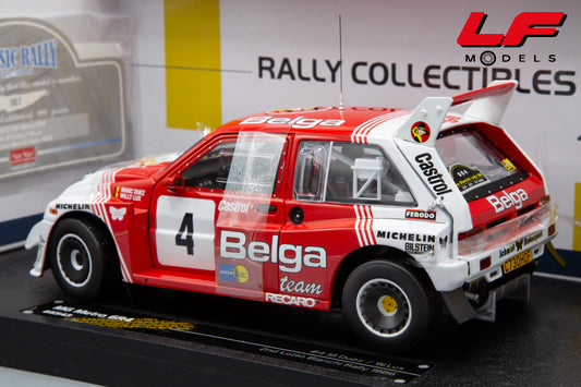 modellino mg metro 6r4 rally sunstar 1:18 05543 vista posteriore