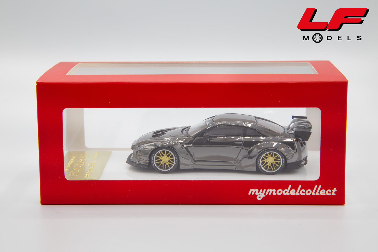 modellino nissan gt-r r35 mymodelcollect 1:64 scatola