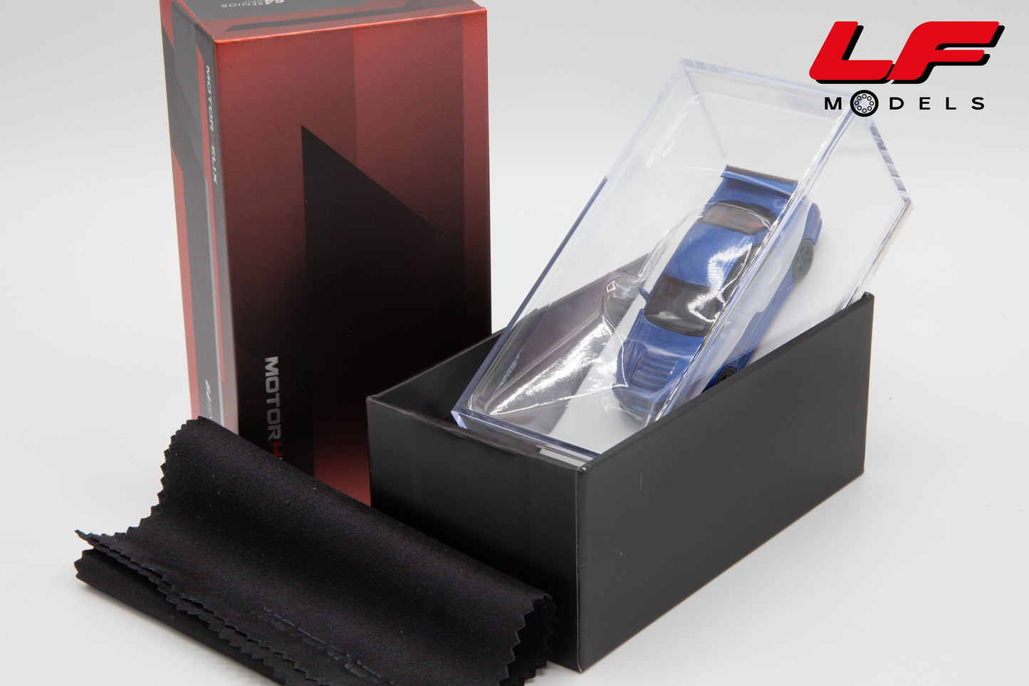 modellino nissan gtr r34 z tune motorhelix 1:64 M63416 vista scatola