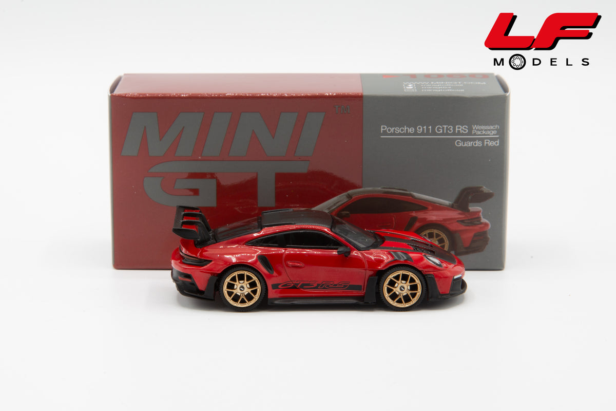 modellino porsche 911 gt3 rs mini gt 1:64 MGT01060-L vista laterale