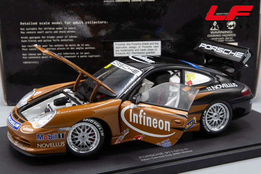 modellino porsche 911 gt3r asian cup 2003 autoart 1:18 frontale