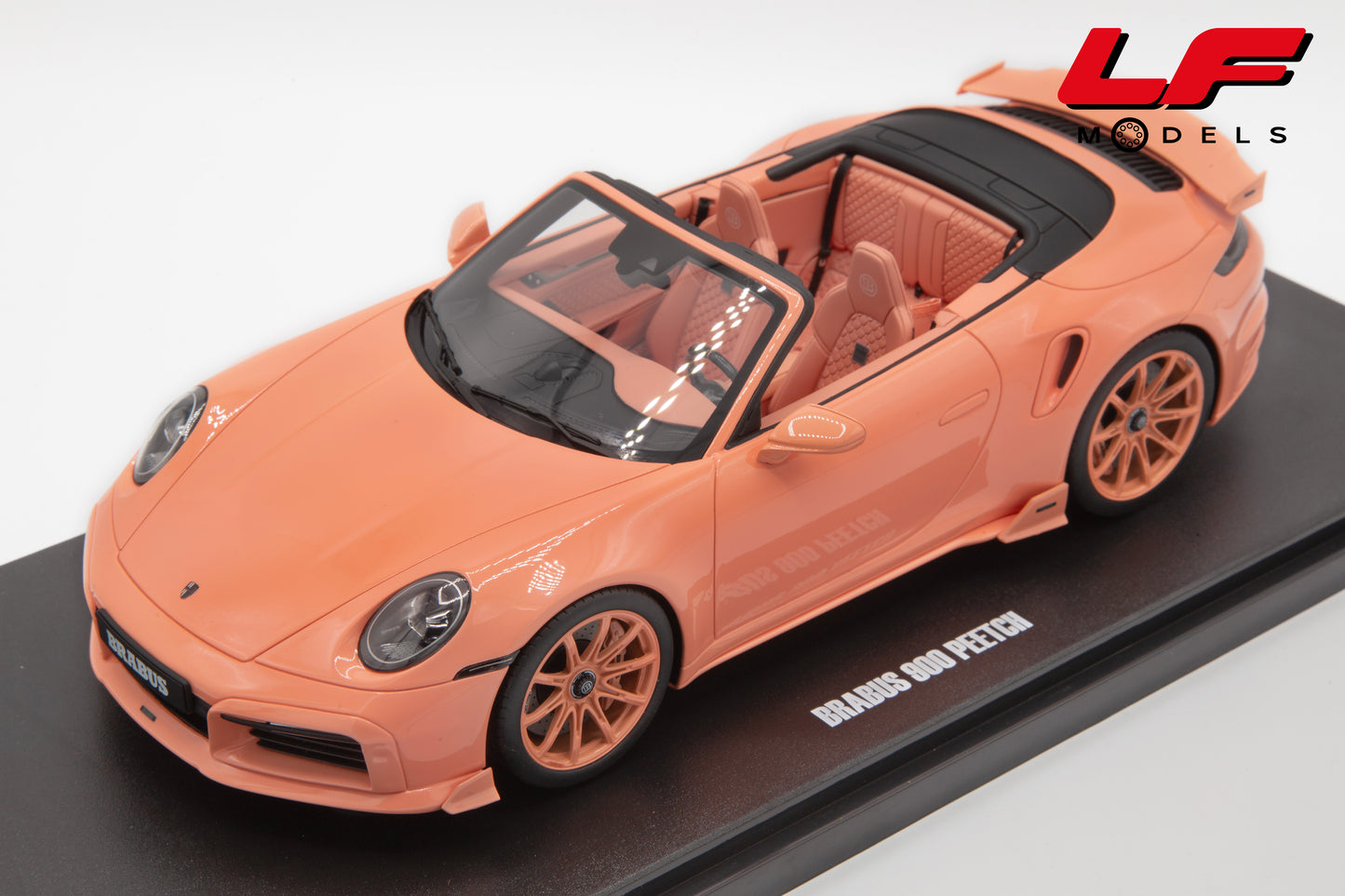 modellino porsche brabus 900 gt spirit 1:!8 frontale