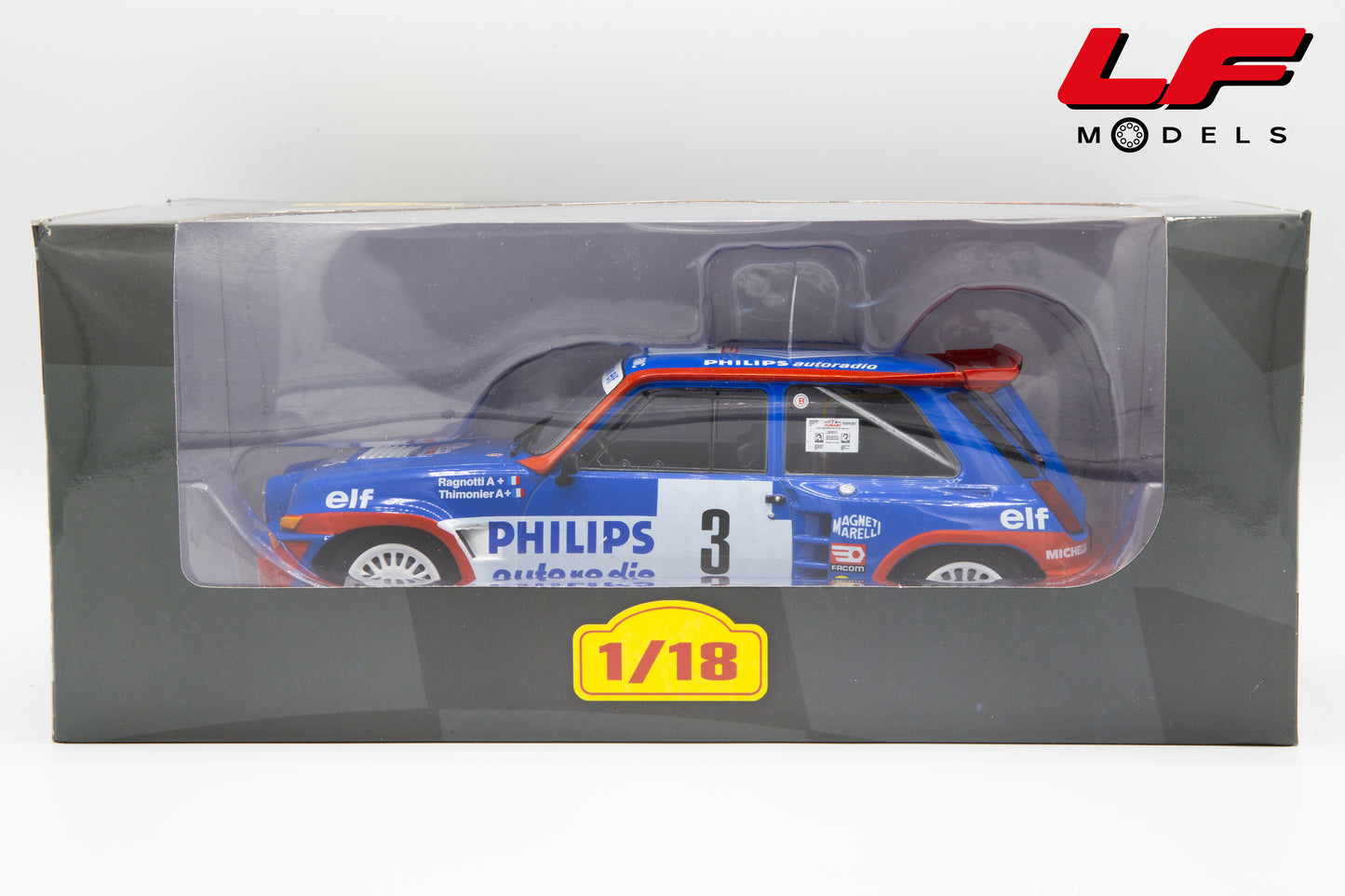 modellino renault 5 maxi altaya 1:!8 scatola