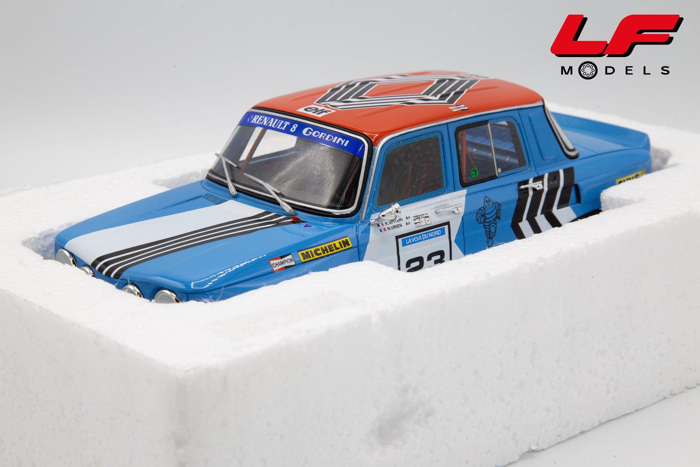 modellino renault 8 gordini rally ottomobile 1:18