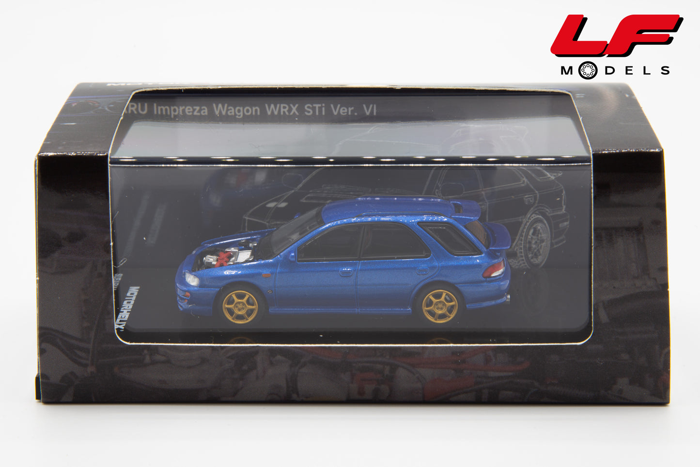 modellino subaru impreza wagon wrx sti motorhelix 1:64