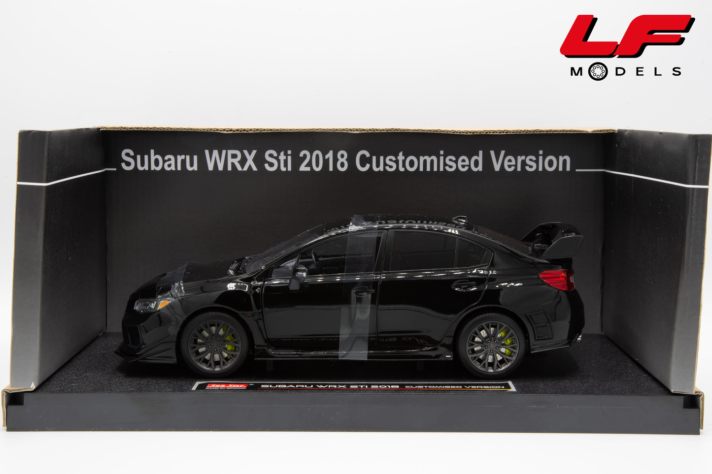 modellino subaru impreza wrx sti sunstar 1:18 scatola