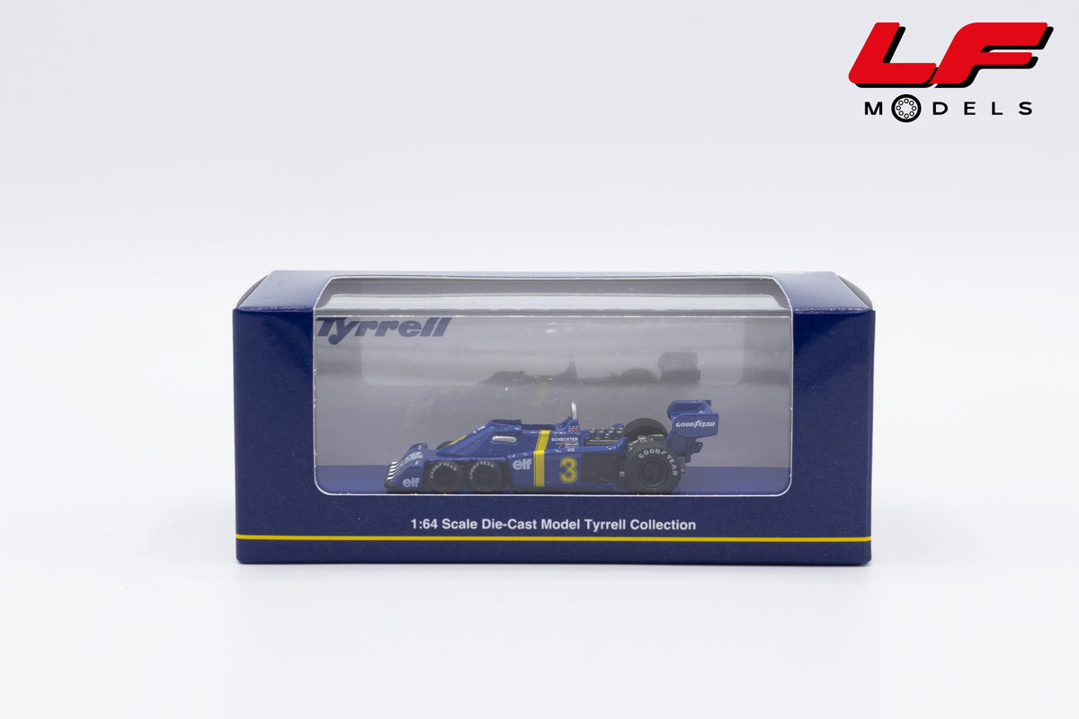 modellino tyrrell p34 n3 kyosho 1:64 07038B1 vista teca