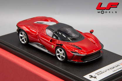 1:43 FERRARI DAYTONA SP3 CLOSED ROOF ROSSO MAGMA - LOOKSMART