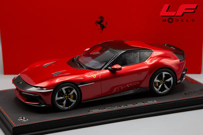 1:18 FERRARI 12 CILINDRI 2024 ROSSO IMOLA 001/200 - BBR
