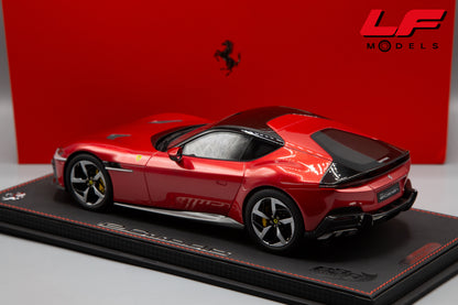 1:18 FERRARI 12 CILINDRI 2024 ROSSO IMOLA 001/200 - BBR
