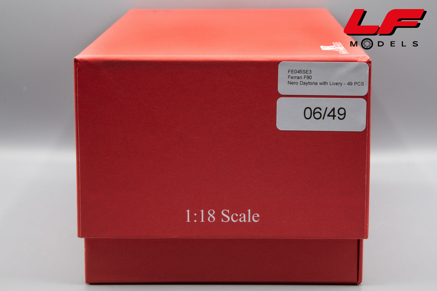 1:18 FERRARI F80 2024 NERO DAYTONA FE045SE3 - MR MODELS
