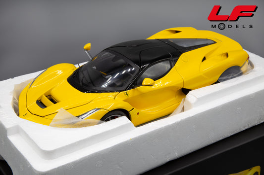 1:18 FERRARI LAFERRARI GIALLO - HOT WHEELS