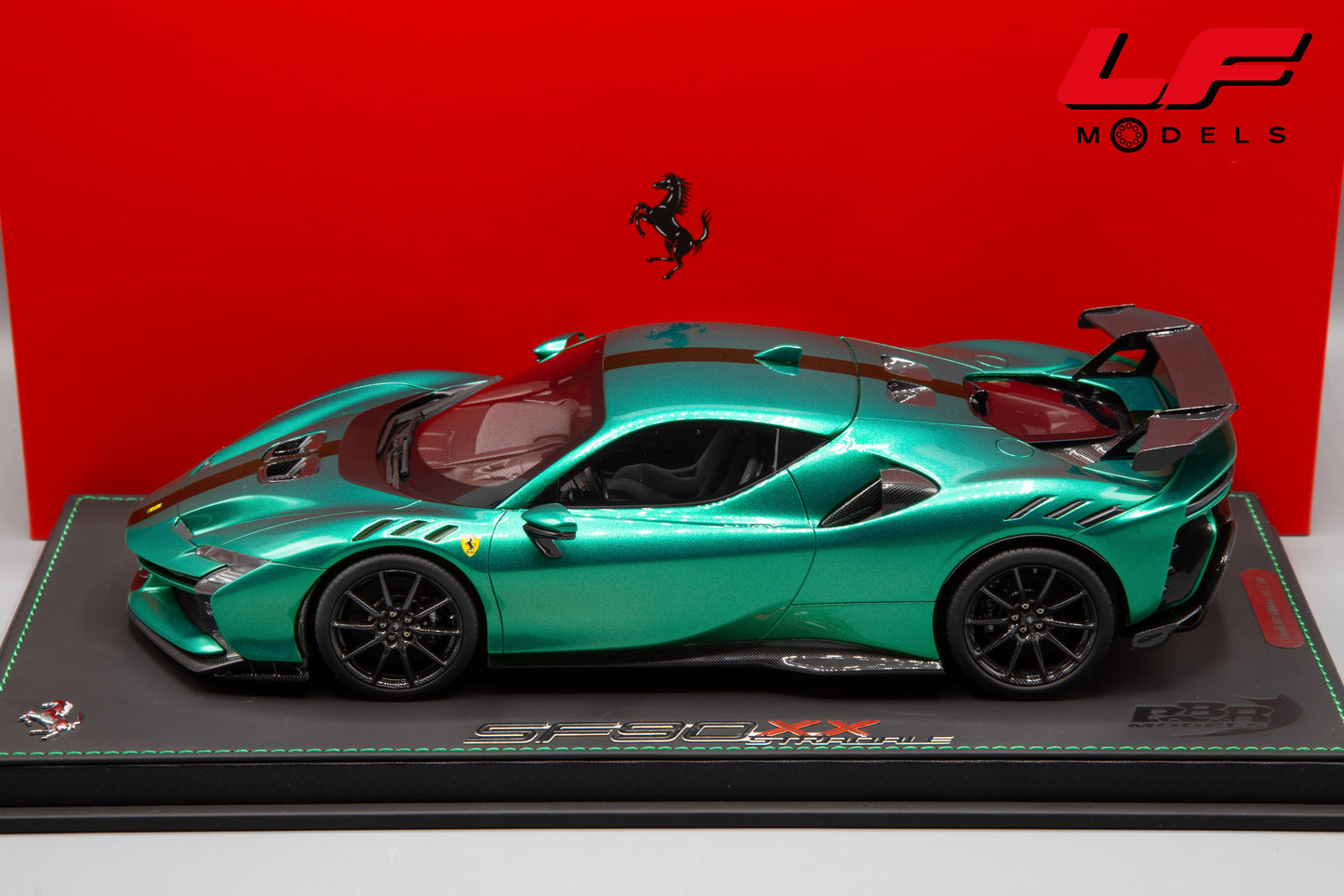 BBR FERRARI SF90 XX STRADALE GREEN JEWEL P18237O 1:18