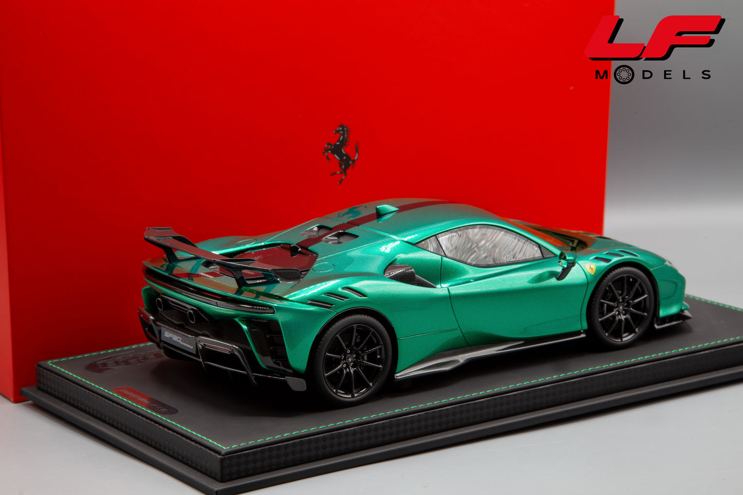 BBR FERRARI SF90 XX STRADALE GREEN JEWEL P18237O 1:18