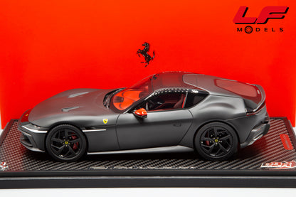 BBR FERRARI 12 CILINDRI PANORAMIC ROOF MATT BLACK P18254E 1:18