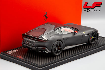 BBR FERRARI 12 CILINDRI PANORAMIC ROOF MATT BLACK P18254E 1:18