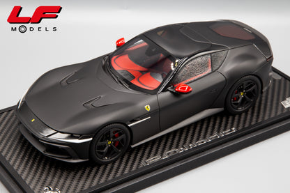 BBR FERRARI 12 CILINDRI PANORAMIC ROOF MATT BLACK P18254E 1:18