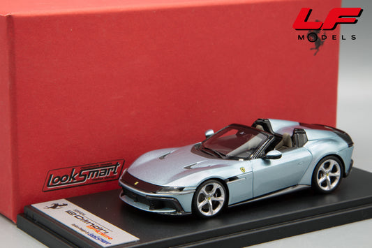 1:43 FERRARI 12 CILINDRI SPIDER 2024 CELESTE TREVI LS556D - LOOKSMART