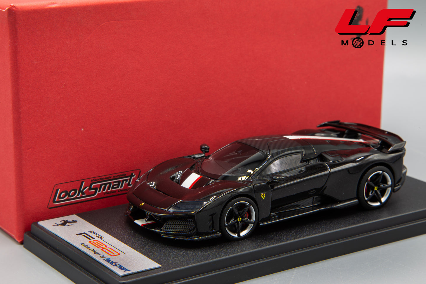 1:43 FERRARI F80 NERO DAYTONA 2024 LS559J - LOOKSMART