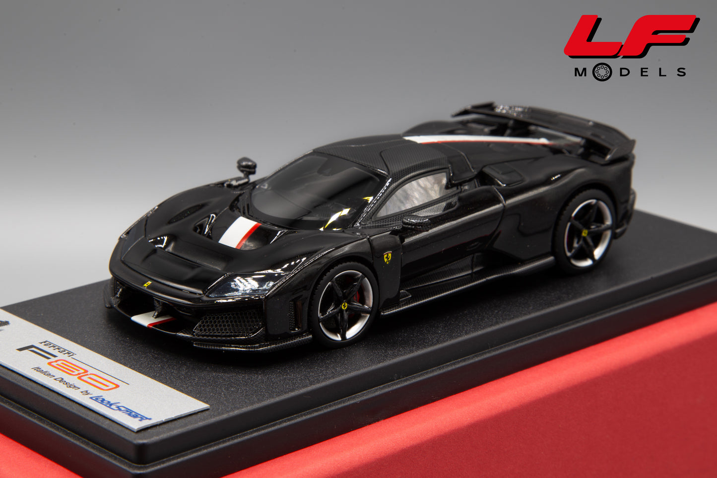 1:43 FERRARI F80 NERO DAYTONA 2024 LS559J - LOOKSMART