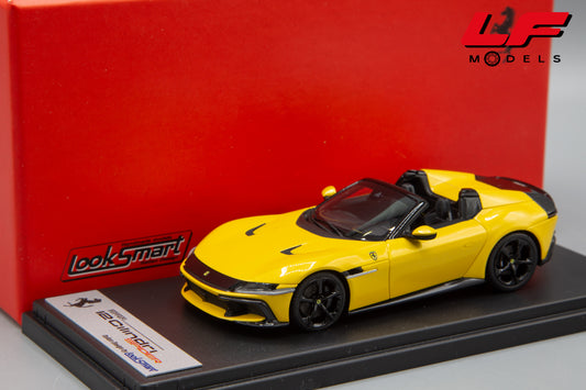 1:43 FERRARI 12 CILINDRI SPIDER 2024 GIALLO TRISTRATO LS556E - LOOKSMART