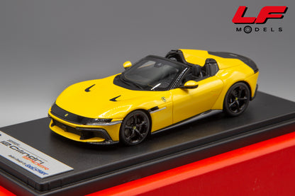 1:43 FERRARI 12 CILINDRI SPIDER 2024 GIALLO TRISTRATO LS556E - LOOKSMART