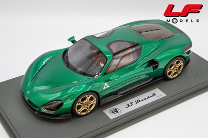 Modellino Alfa Romeo 33 Stradale BBR Models 1:18 vista dall'alto