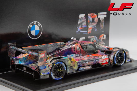 1:18 BMW M HYBRID V8 TEAM BMW M WRT ART CAR BY JULIE MEHRETU 24h LE MANS 2024 - SPARK-MODEL