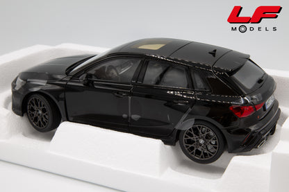 1:18 AUDI A3 RS3 2025 BLACK 188388 - NOREV