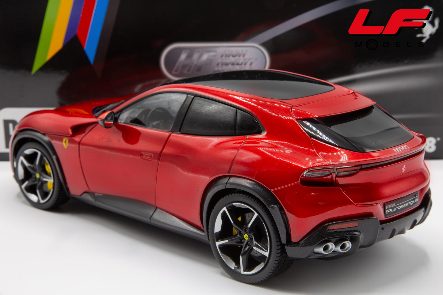 1:18 FERRARI PUROSANGUE 2022 ROSSO MAGMA - POLISTIL